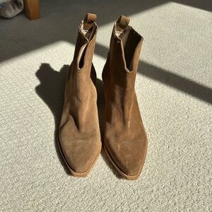 Zara Brown Ankle Boots